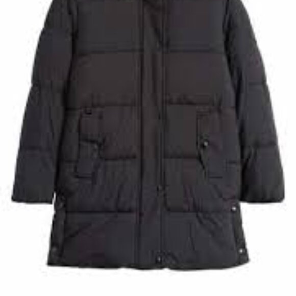 B1-5 NWOT- Sam Edelman Kids Expedition Faux Fur Trim Parka - Picture 3 of 4